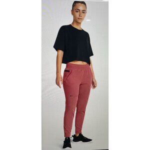 Under Armour Womens Loose Fit Coral Joggers With Zipper Pocket L